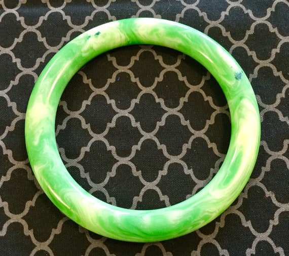 Green Plastic Bracelet