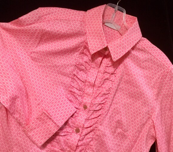 new york and company pink blouse