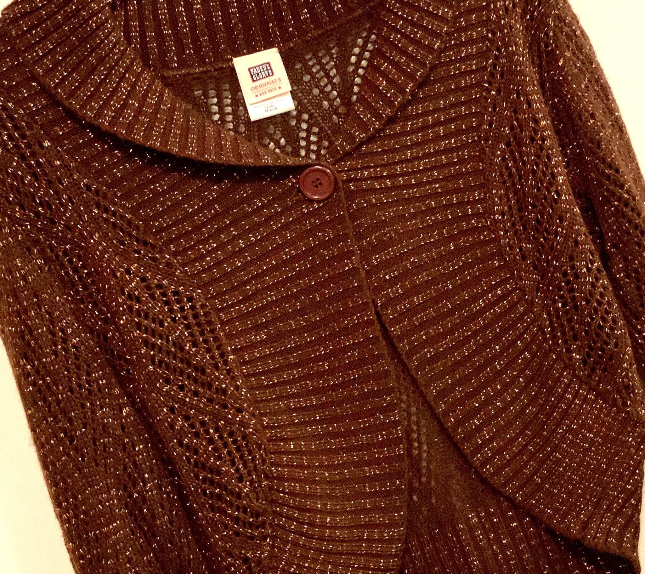 トップス vintage brown faded cardigan vintage brown faded cardigan