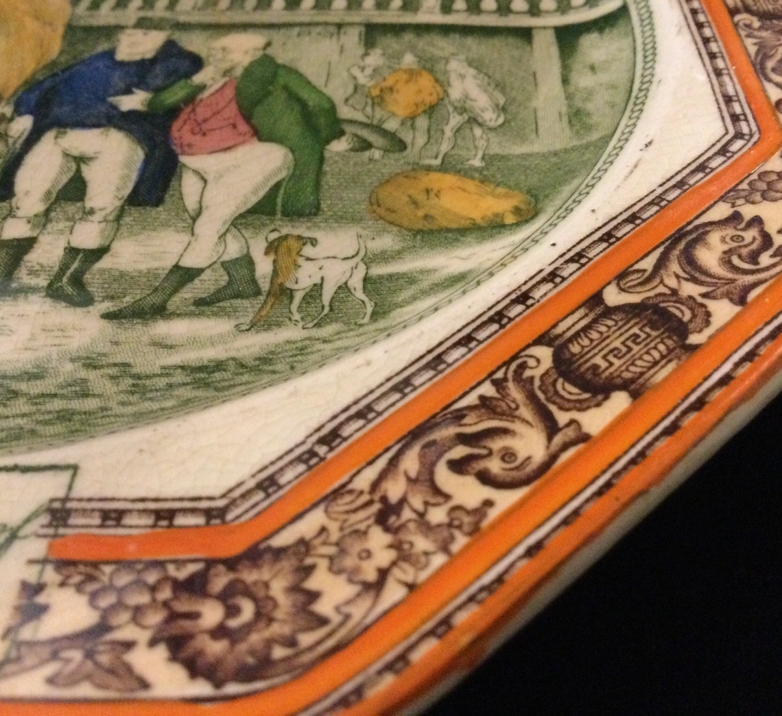 Vintage Pickwick Papers Plate Samuel Weller Charles Dickens Etsy