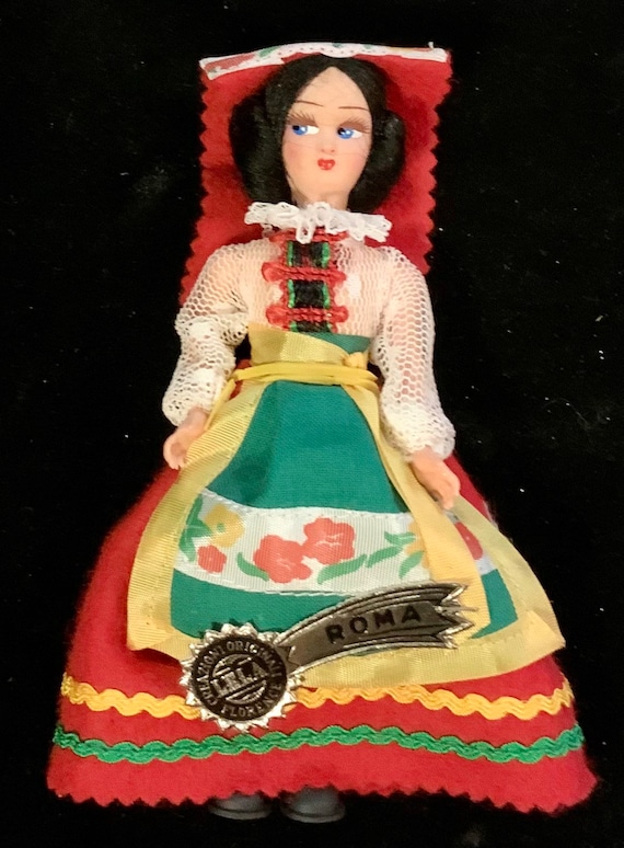 Italian Doll Souvenir/lela Creazioni Original/florence Rome Italy
