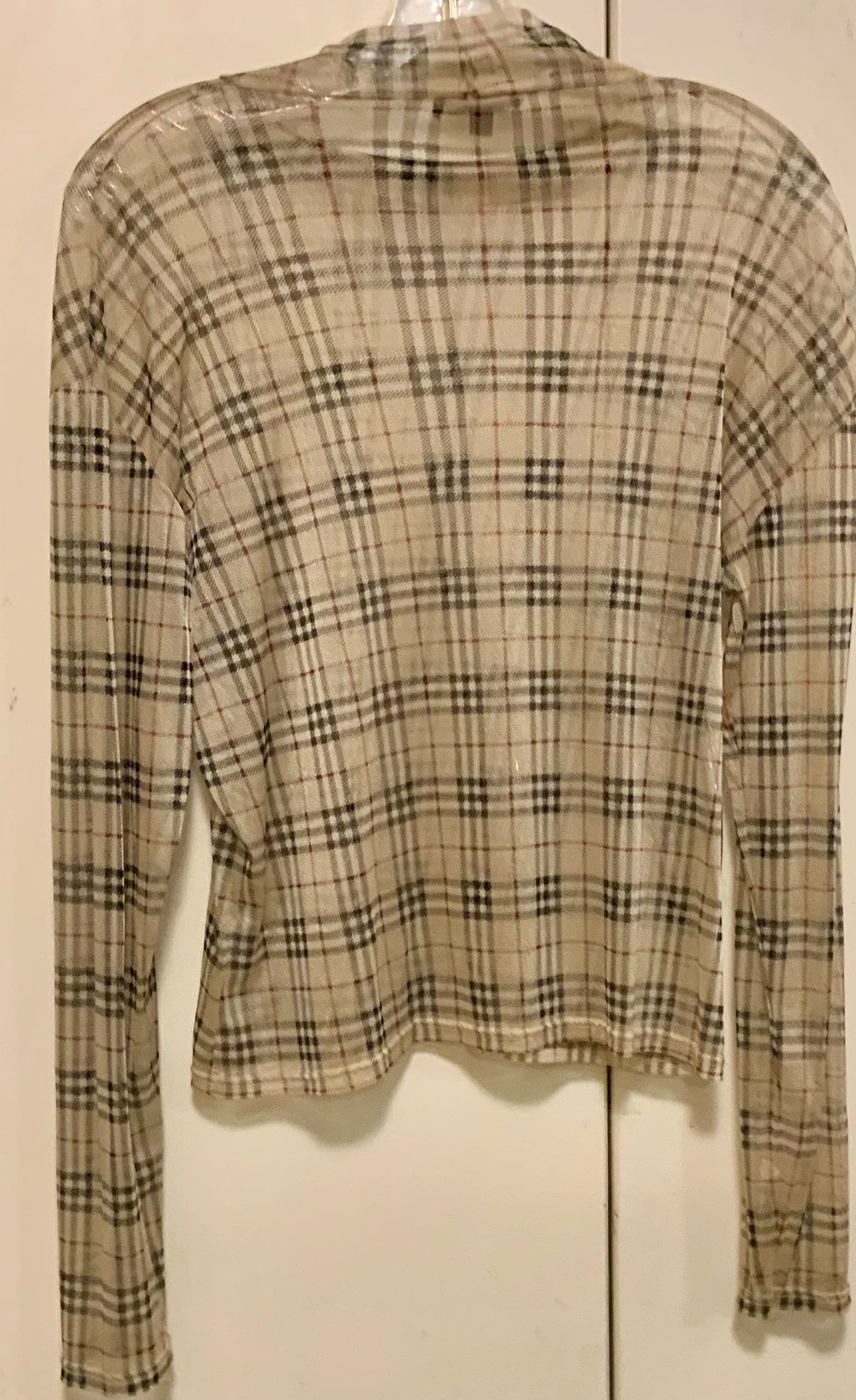 トップス Burberry London medium Burberry London Blouse-mock Turtleneck-pullover Top/nova