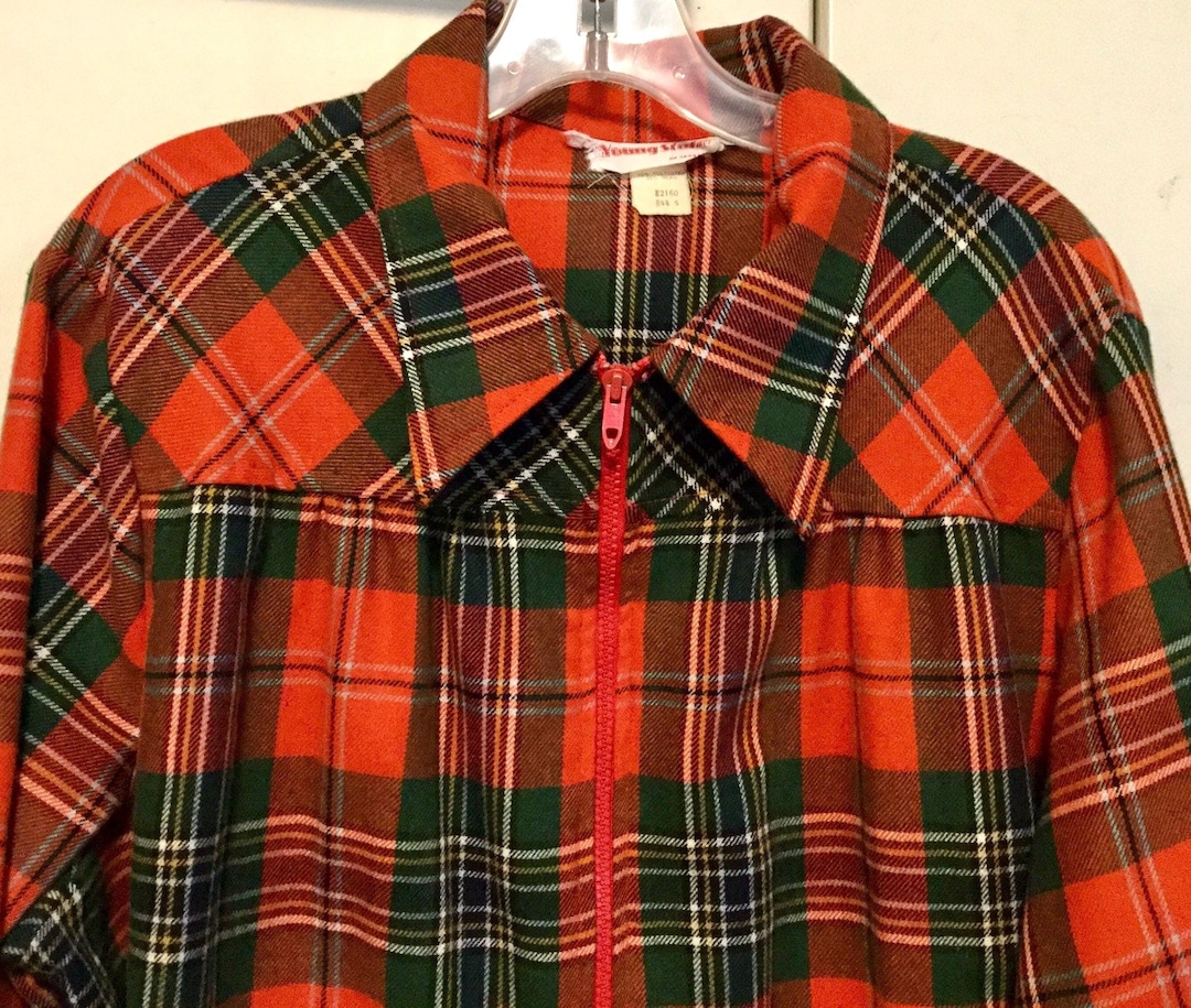 Chaqueta-Camisa-Abrigo-Cortavientos a Cuadros/Tartán Escocés Royal