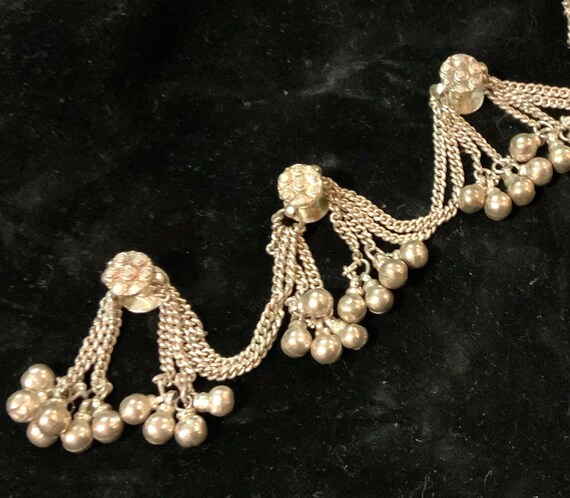 Kurta Buttons/Shirt Stud Buttons on Chain with Da… - image 1