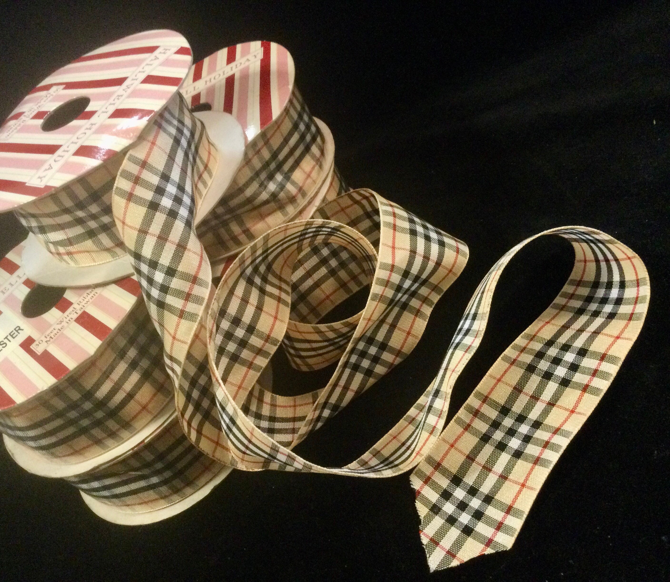 BurberryStyle Plaid Ribbon NovaCheck 43 Yards 1.5 Wide Etsy