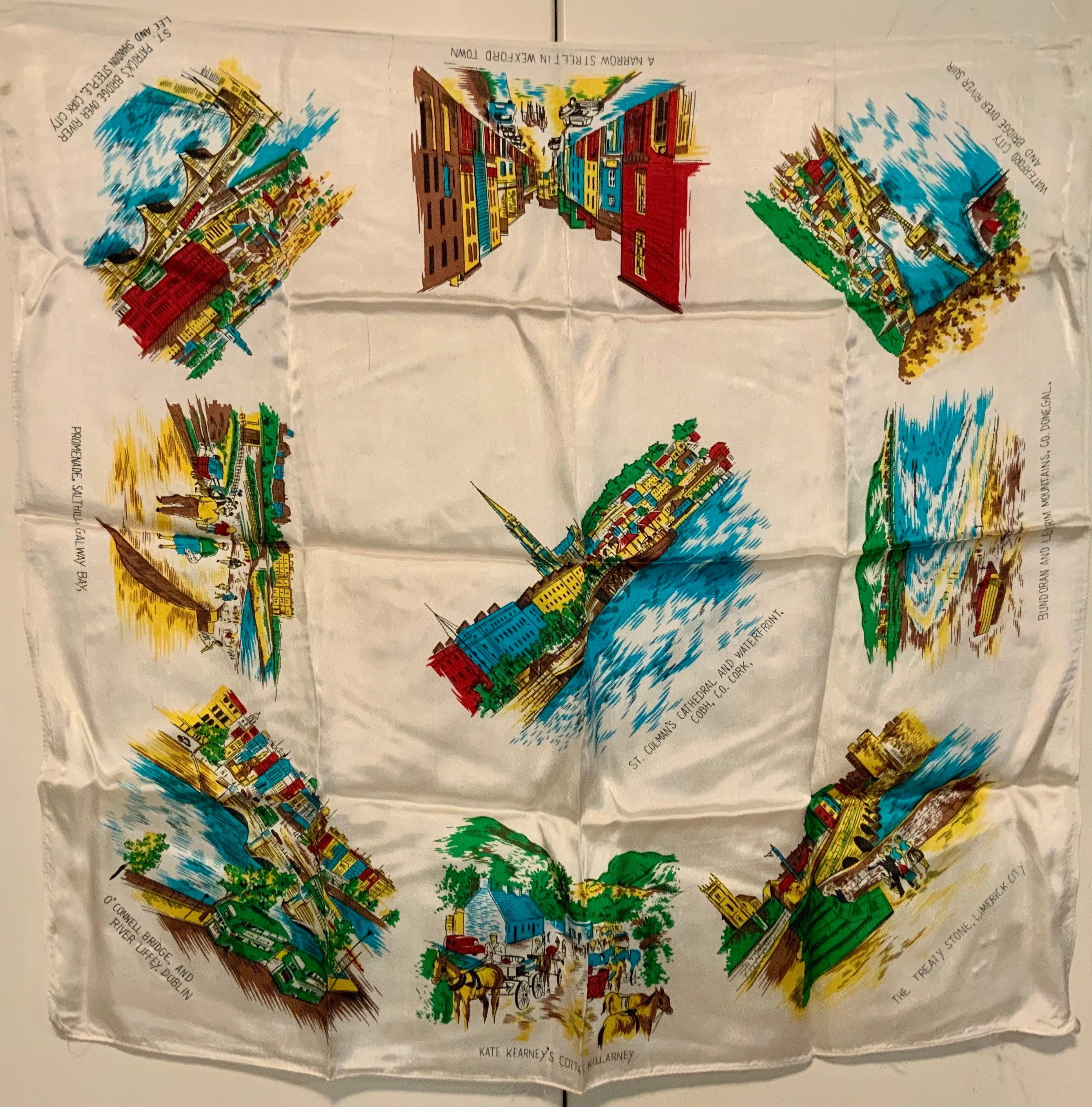 Landmark souvenir embroidered tapestry sale