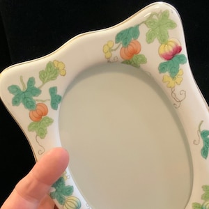 70s Floral Photo Frame-Picture Frame/Ceramic China “Andrea by Sadek” Tabletop/Japan/Small 3.5”W x 5.5”H/Vintage