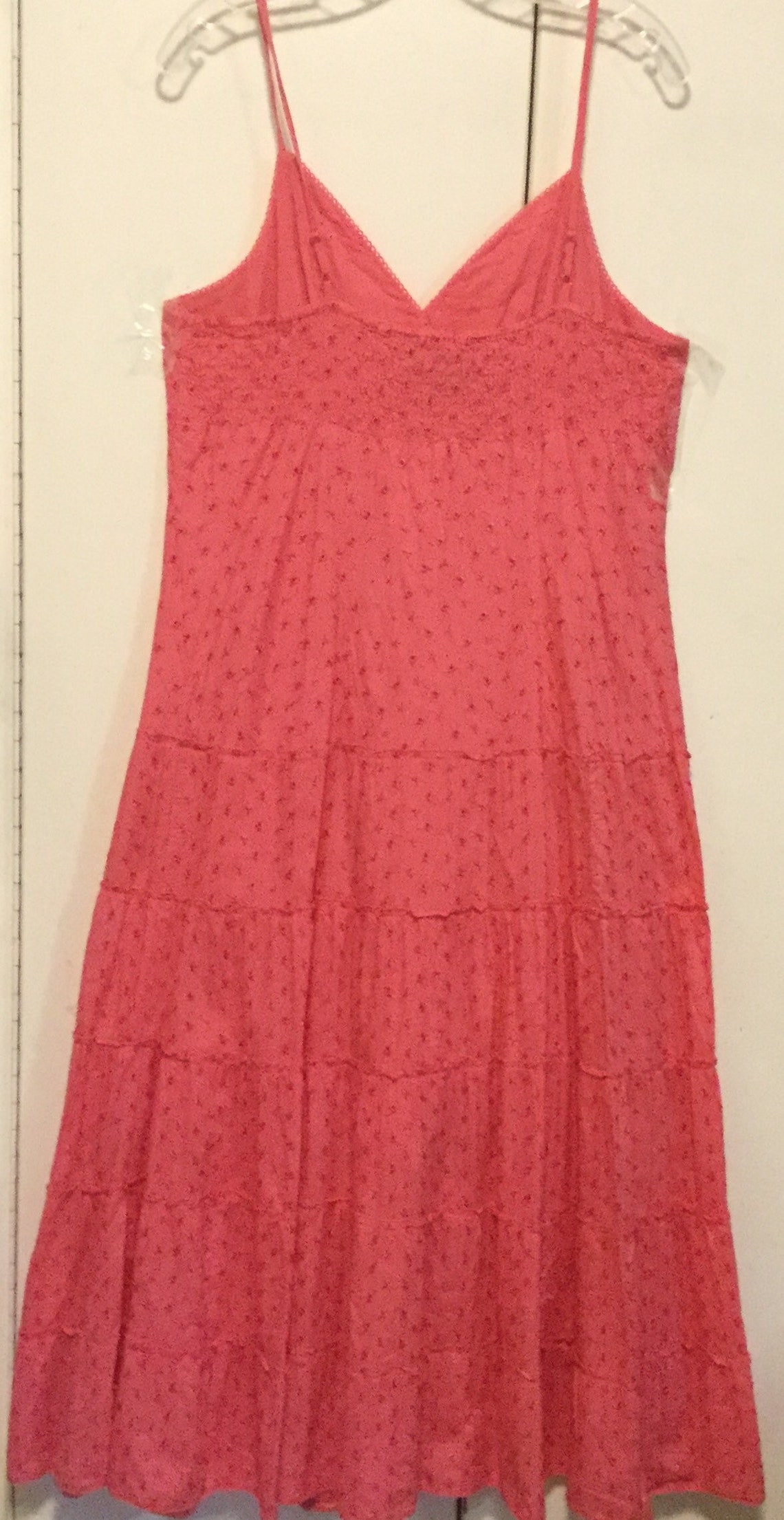pink sundress maxi