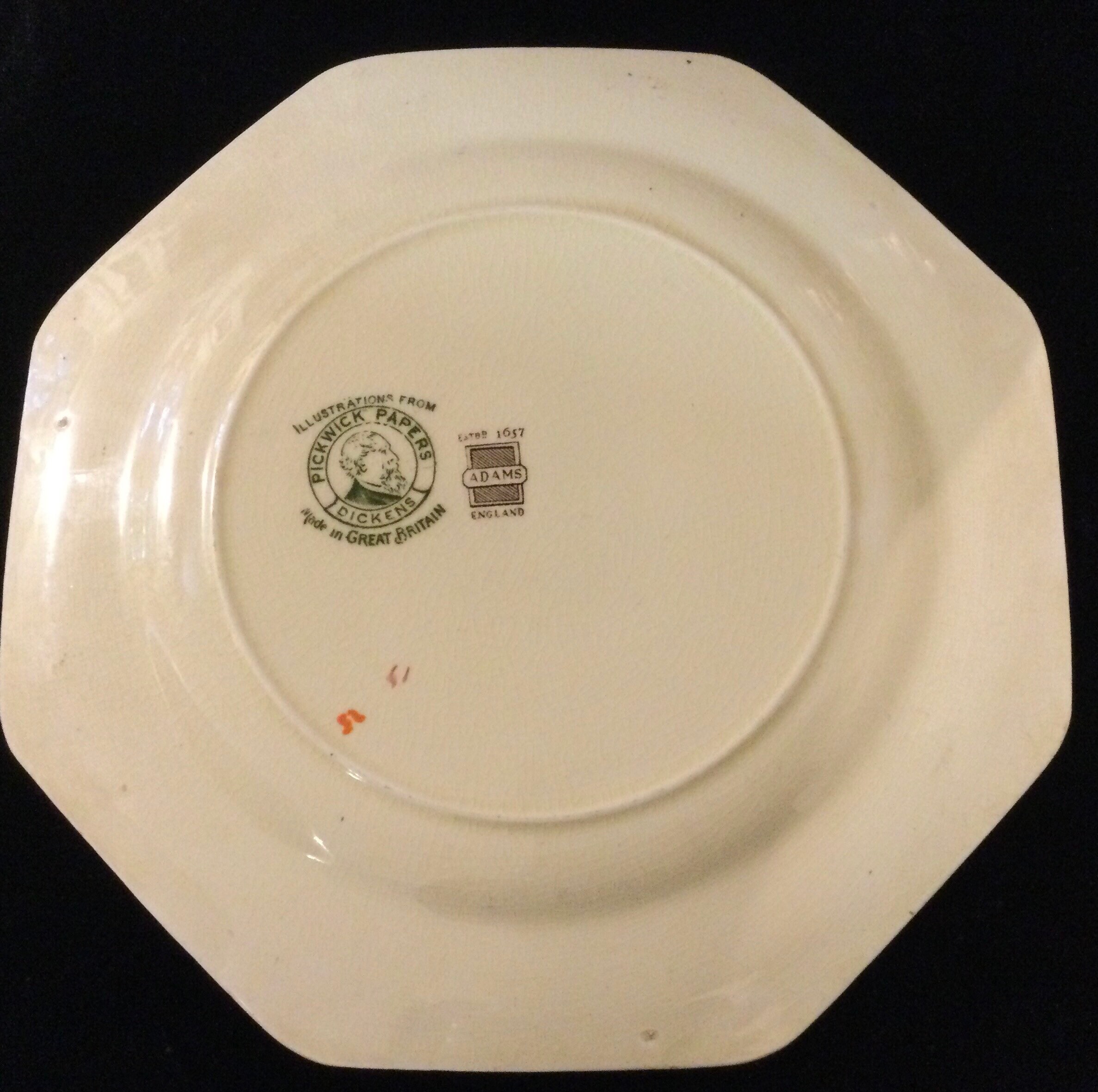 Vintage Pickwick Papers Plate Samuel Weller Charles Dickens Etsy
