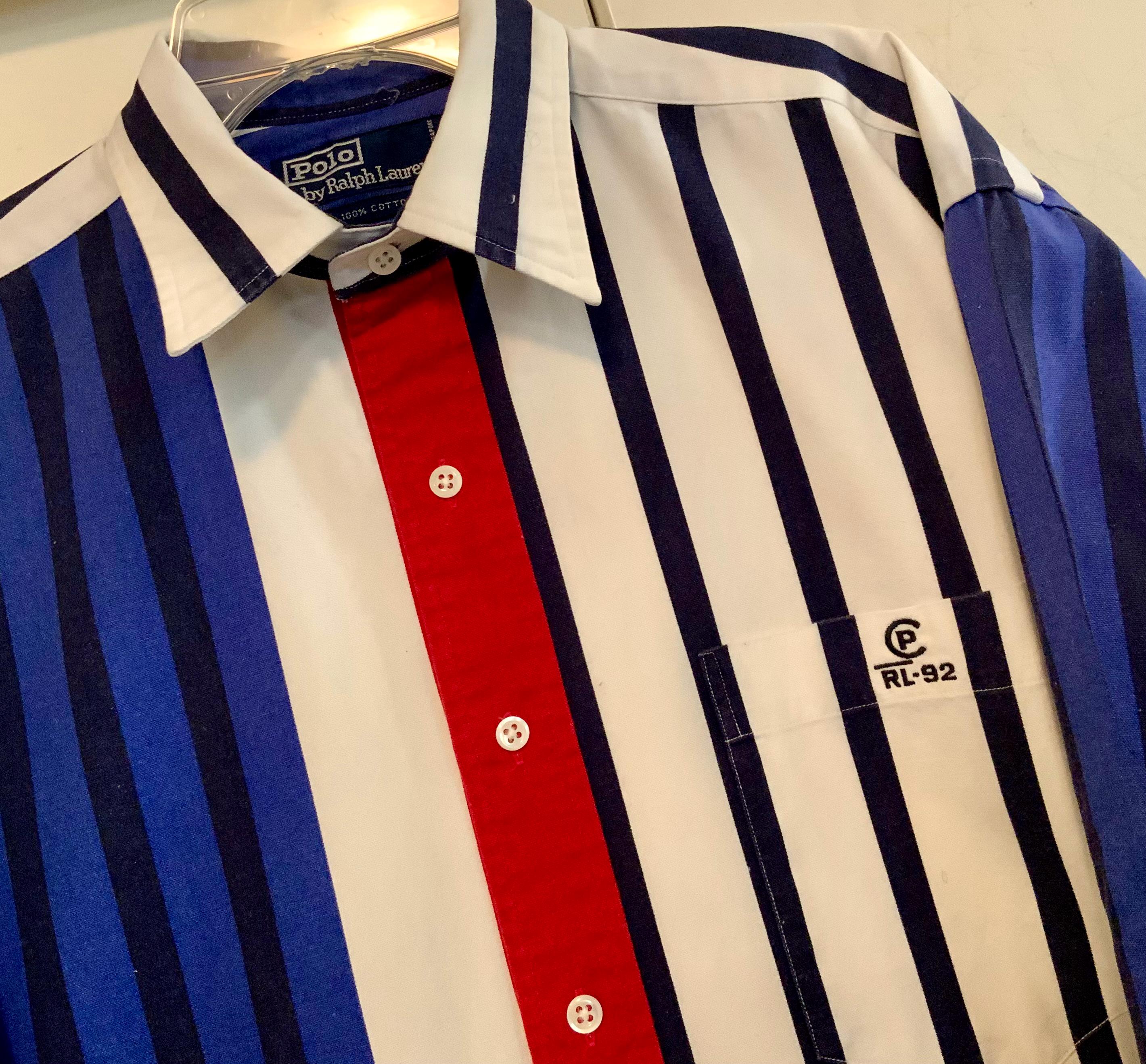 Ralph Lauren RL-92 ラガーシャツ 90s 00s 1992 90年代 ポロラルフローレン ラグビー シャツ 赤 レッド