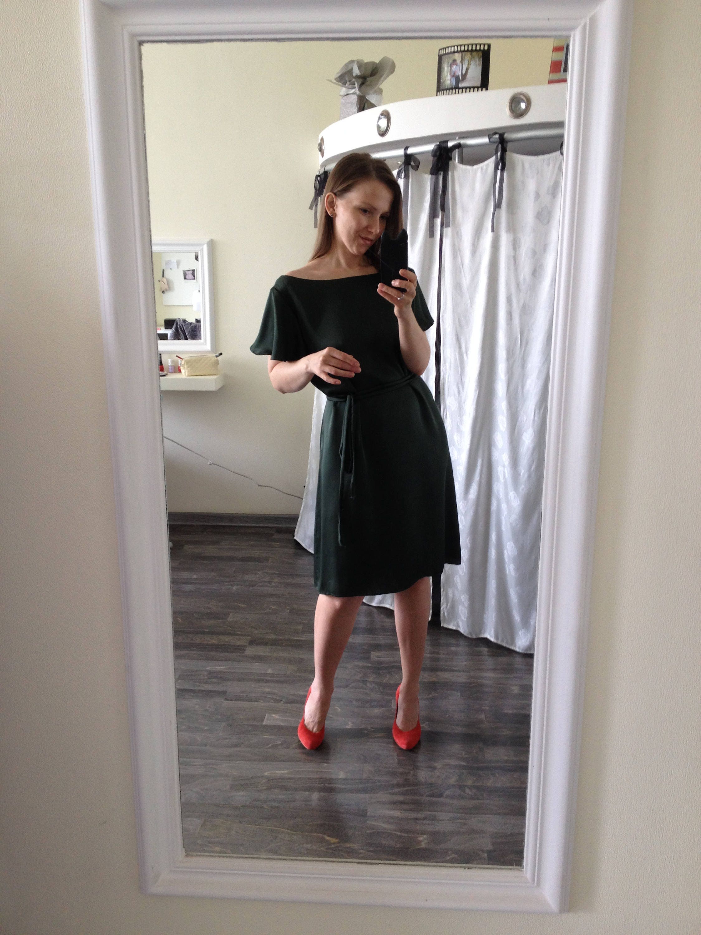 Dark Green Cocktail Dress