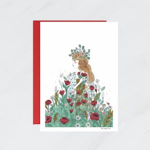 Carte coquelicot
