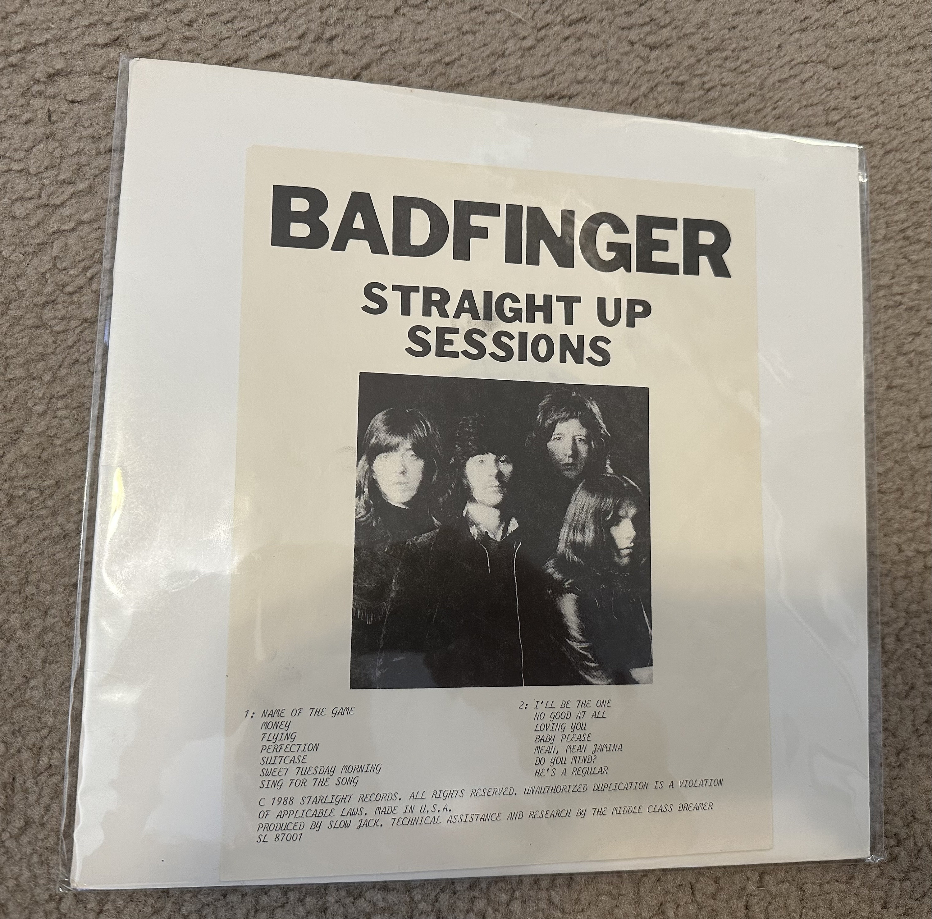 BADFINGER OUTTAKES ダブルLP
