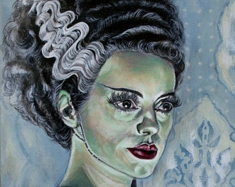 Frankensteins Braut Fine Art Print