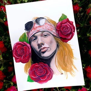 Rose Portrait original painting