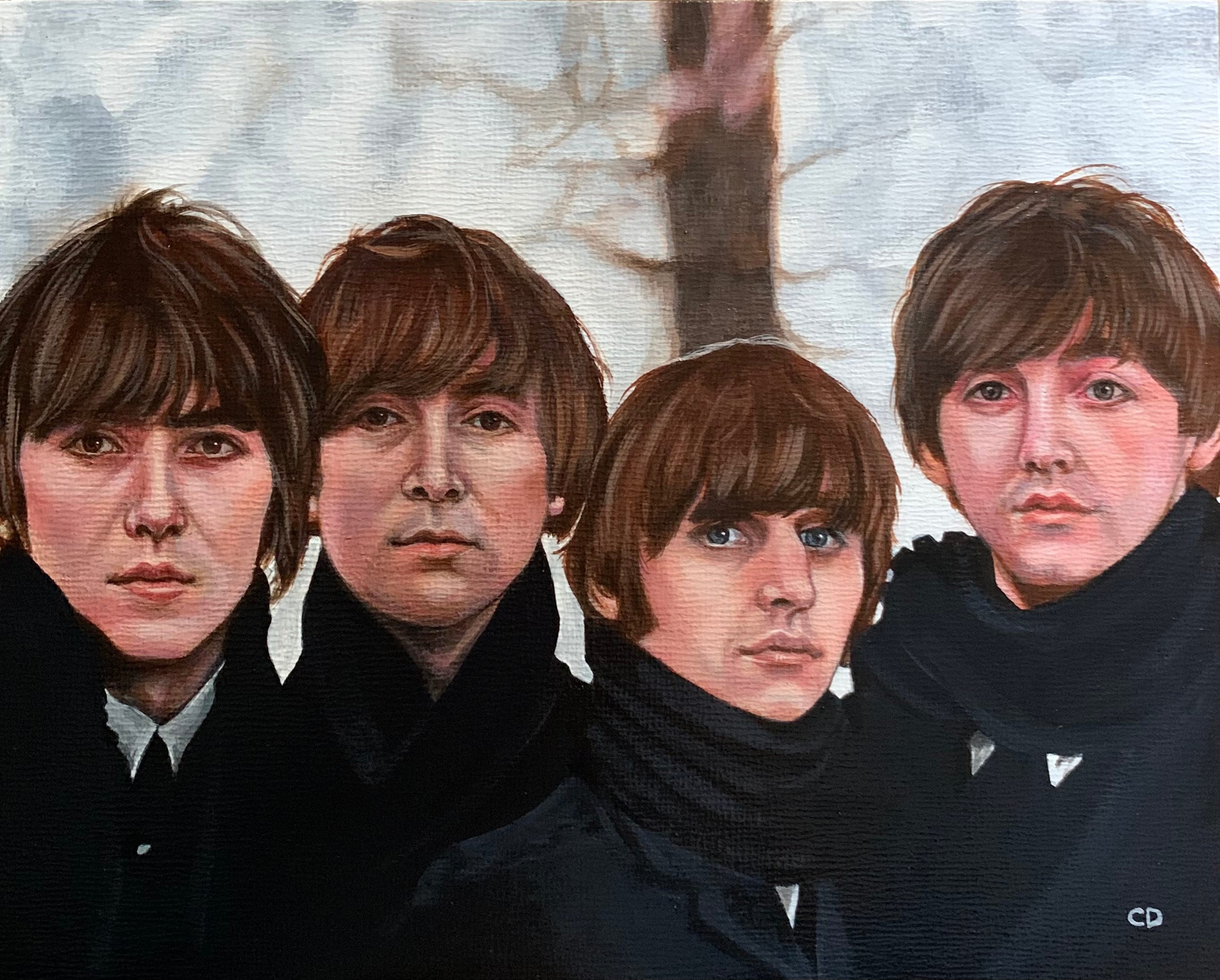 ビートルズのオリジナル絵画 - Etsy 日本