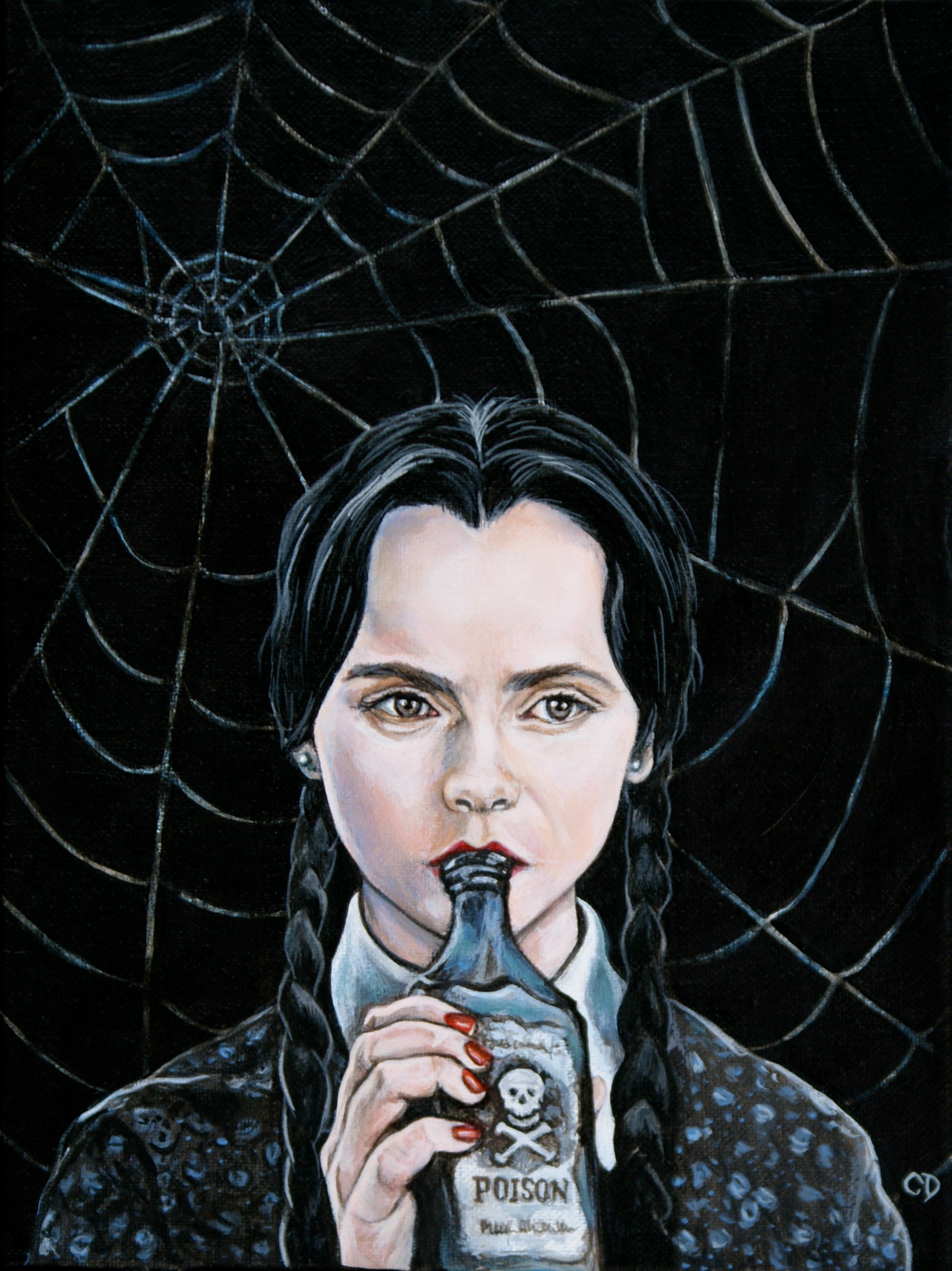 Jel Ena — Wednesday Addams Limited edition print