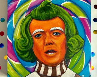 Oompa Loompa Lollipop original painting