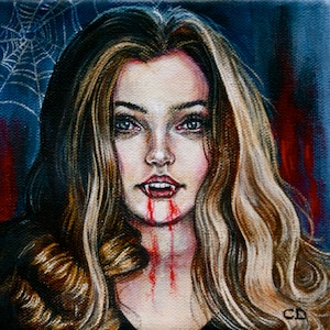 Vampire Original Painting
