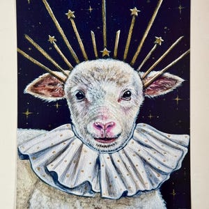 Stampa luminosa di agnello