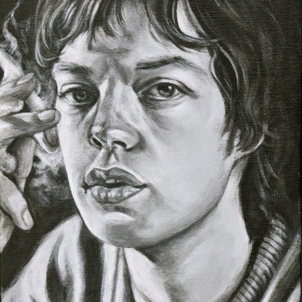 Mick Jagger Painting - Etsy