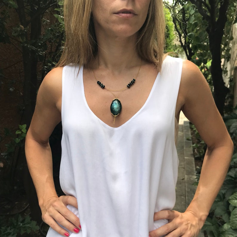free shipping surprise gift included green necklace Necklace handmade jewellery beaded necklace women/'s jewellery