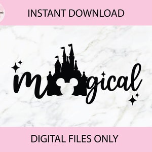 Magic Castle SVG: Magical Cut File, Shirts, Tote (Digital Download)