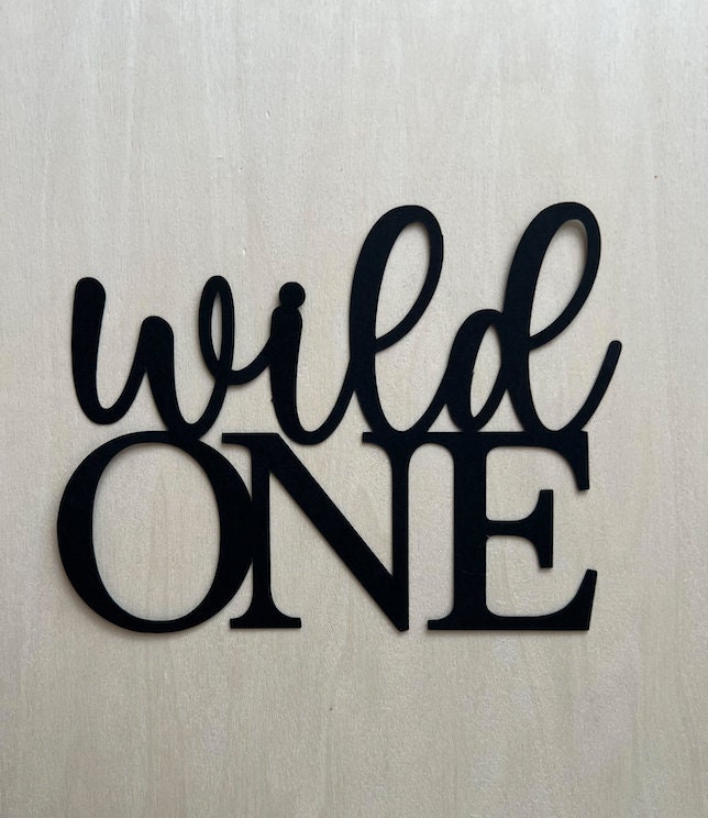 Wild One Cake Topper SVG PNG - First Birthday (digital Download) - Etsy