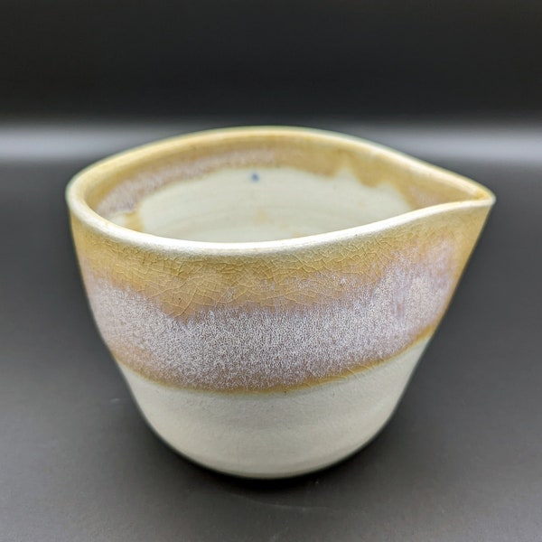 Seconds Sale! Small Handmade Wheel Thrown Pouring Pot - Earthtones - Glazed Pottery Ceramics Container Bowl