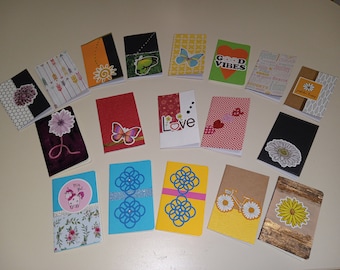 Decorated Mini Blank Pocket Notebooks