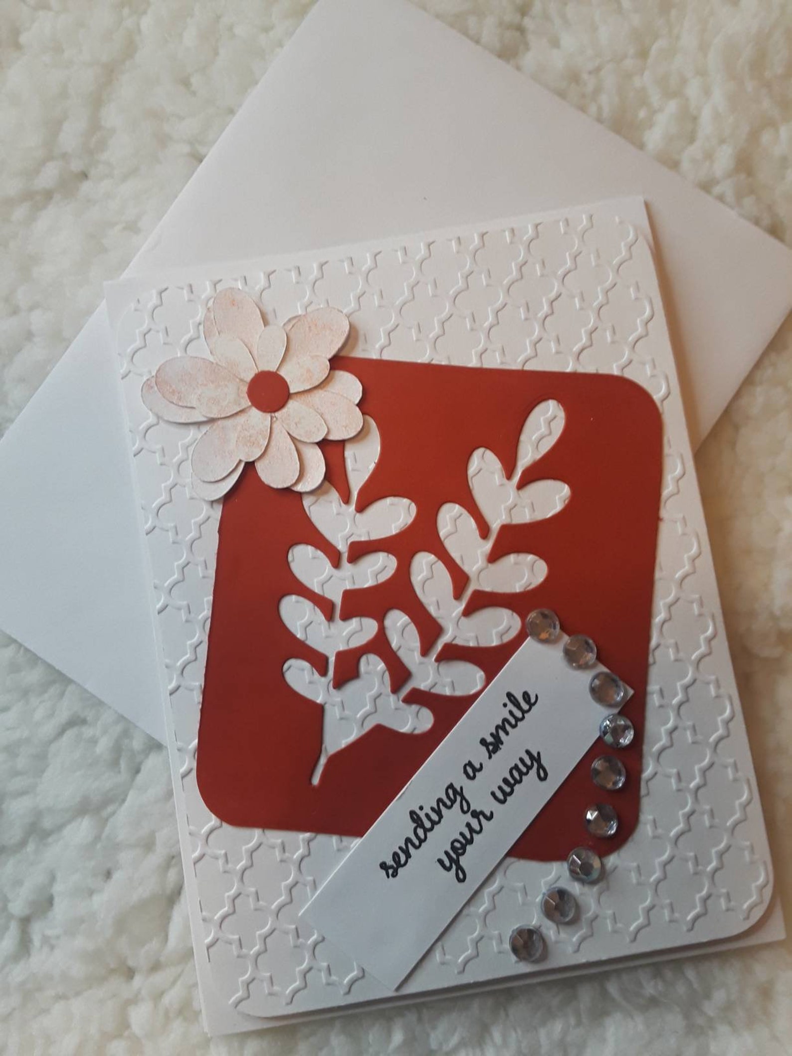 Blank Send a Smile Your Way Note Card | Etsy