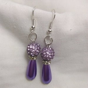 Lavender Zirconia Earrings