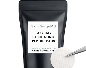 Daily Exfoliating Toner Peptide Pads: Exfoliate + Clean + Tone + Serum All In One