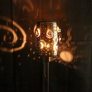 Locke Lampe aus Blechbehälter, Partybierfaß, Upcyclinglampe,Unikat Bild 3