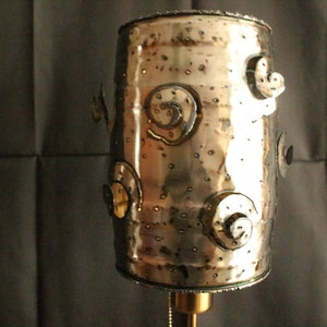 Locke Lampe aus Blechbehälter, Partybierfaß, Upcyclinglampe,Unikat Bild 5
