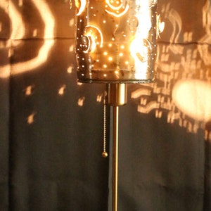 Locke Lampe aus Blechbehälter, Partybierfaß, Upcyclinglampe,Unikat Bild 8