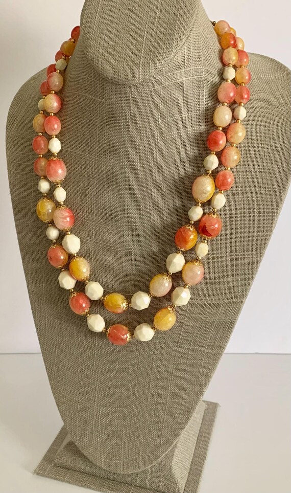 Vintage Hong Kong Beaded Necklace - image 4