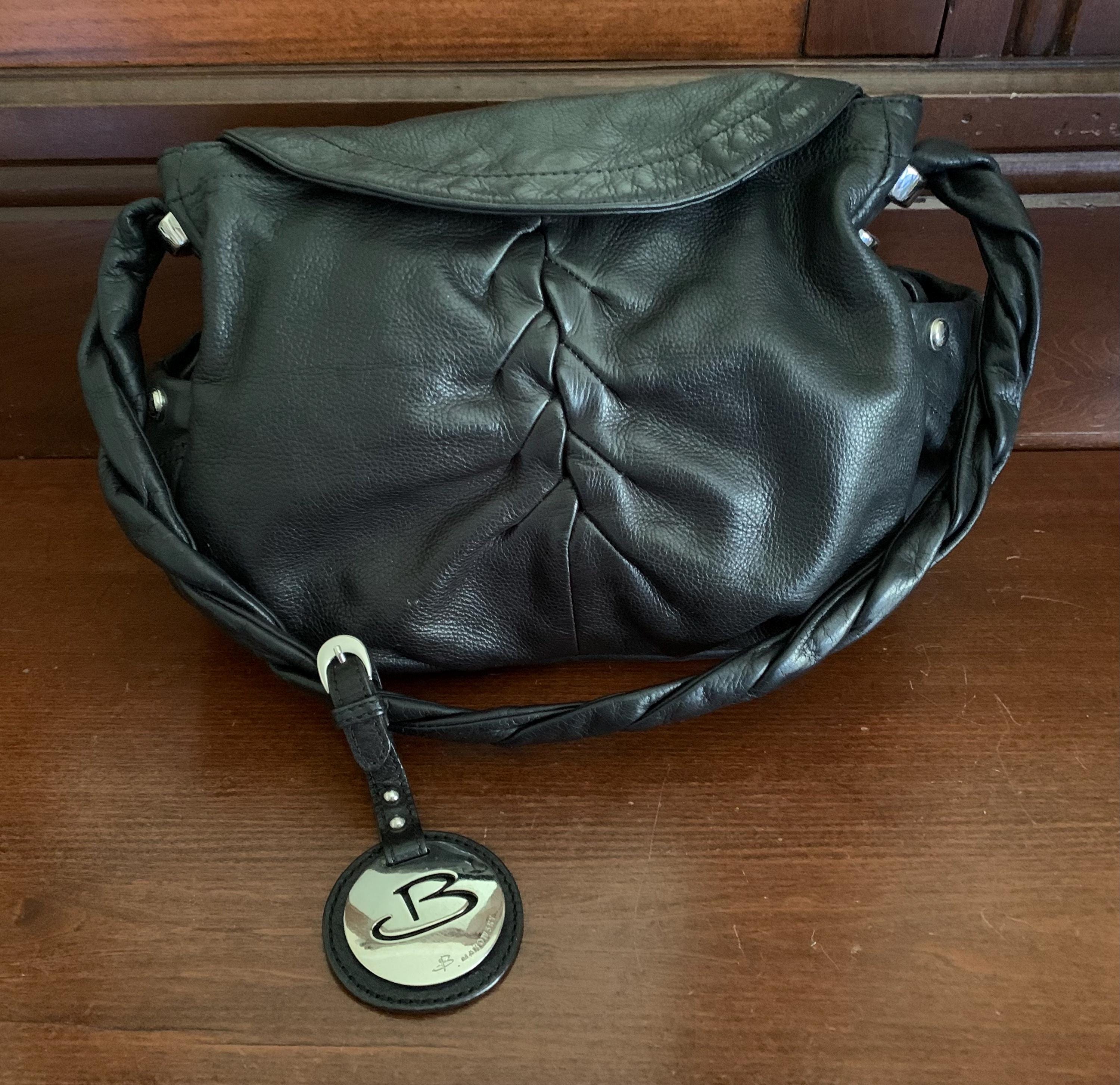 B Makowsky Black Leather Backpack Leather handbag B. Makowsky Black in Leather - 47777529 main image 4