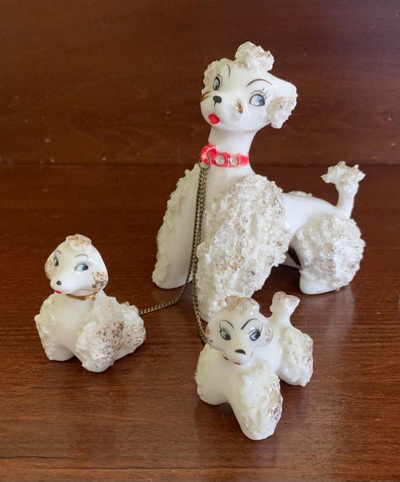 1950s VINTAGE SPAGHETTI POODLE ORNAMENT 50s ビンテージ スパゲティ