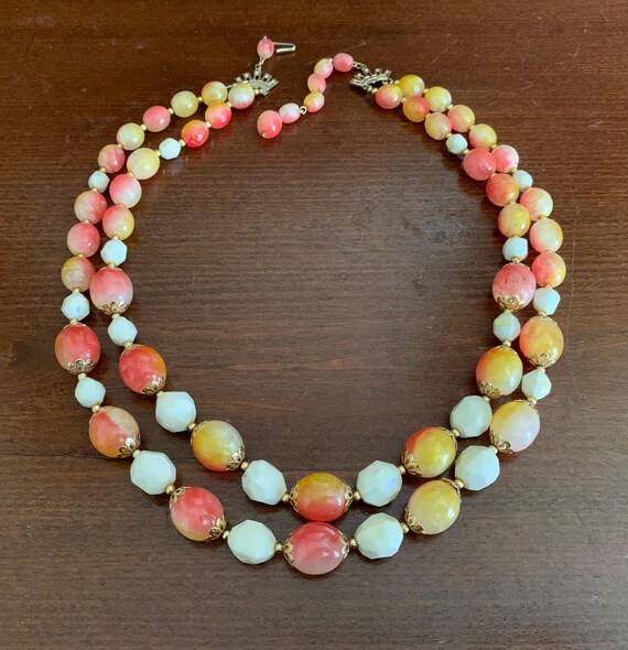 Vintage Hong Kong Beaded Necklace - image 3