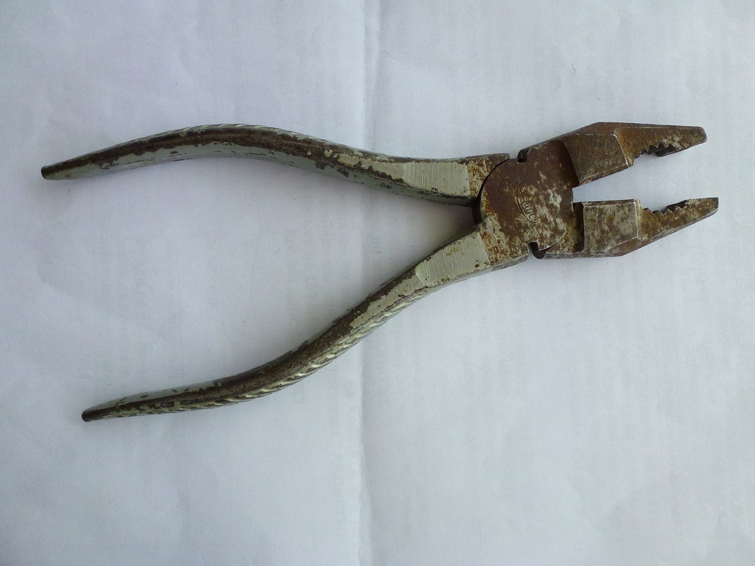 Set of 2 Small Vintage Forged Pliers undetermined Use 