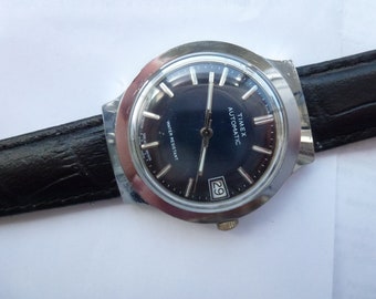Reloj de pulsera automático Timex resistente al agua para hombre vintage