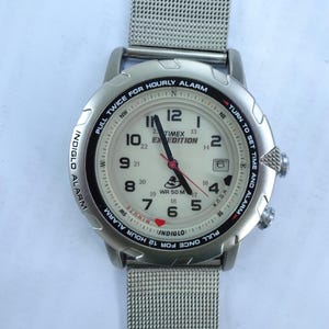 Vintage Timex Expedition Indiglo Alarm Watch Etsy