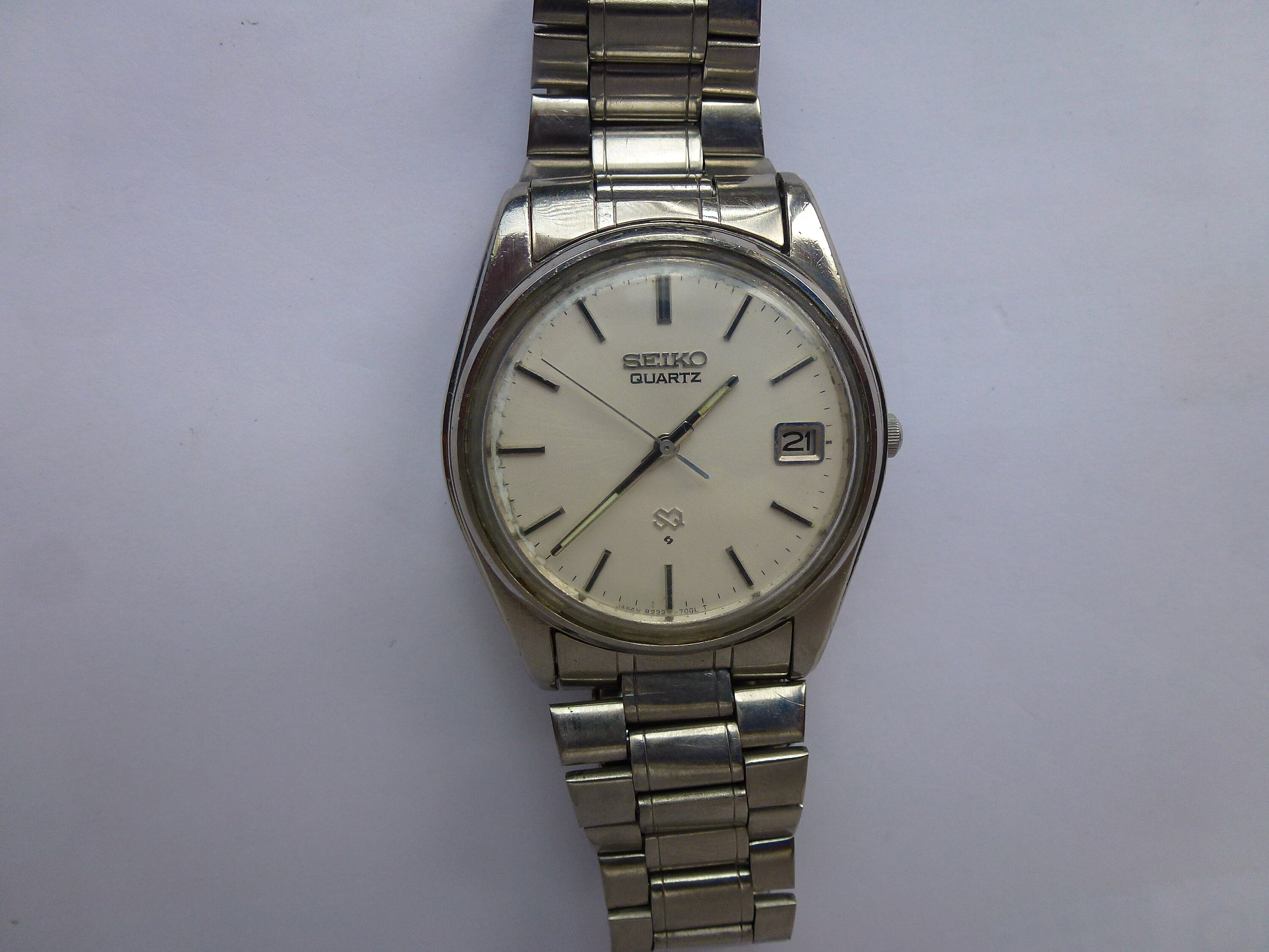 Seiko Quartz 8222-7070 Vintage Stainless Steel Watch - Etsy