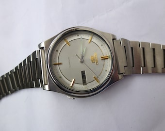 Seiko 5 Automatic 7009-8040 Vintage Watch Gray Dial Date Seiko - Etsy UK