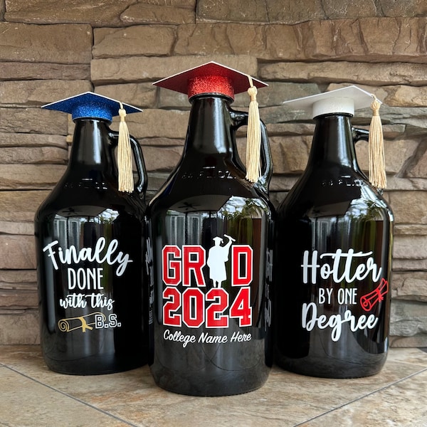 College grad growler gifts for students and alumni