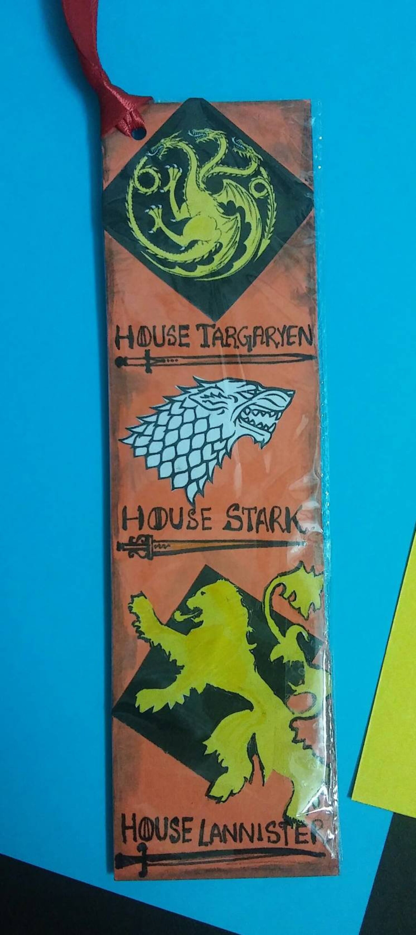 Game Of Thrones Themed Bookmarks Etsy