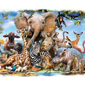 African Smile on Kona Cotton, Cotton Blend or Duck Canvas Fabric Panel to Sew a Quilt, Pillow or Tote or Crafts 17925HL2