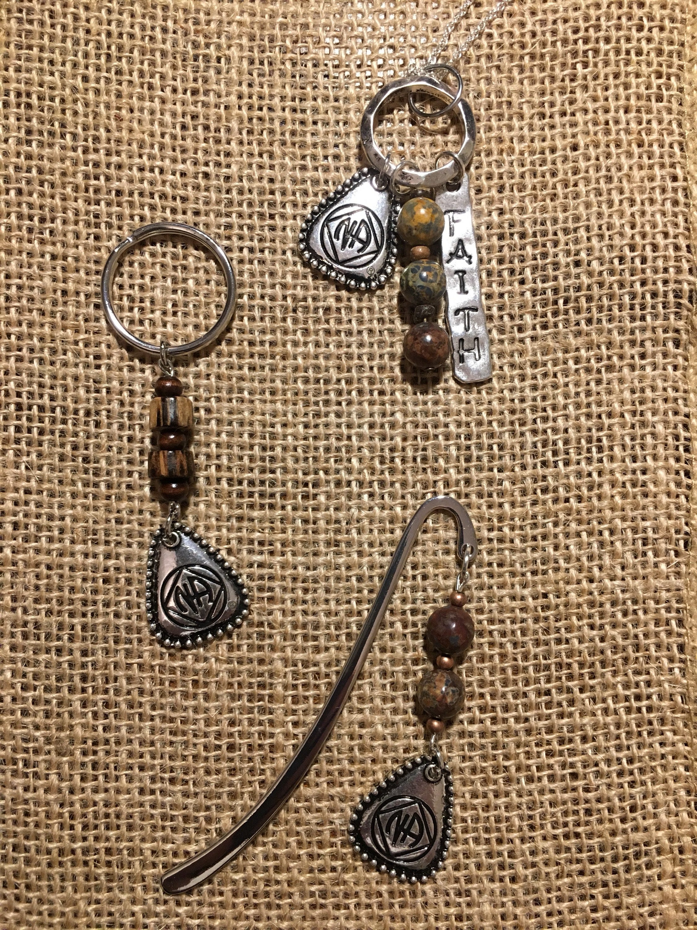 Naf Keychain NA Narcotics Anonymous Keytag Keychain. Great Sponsor or Sponsoree Gift ...