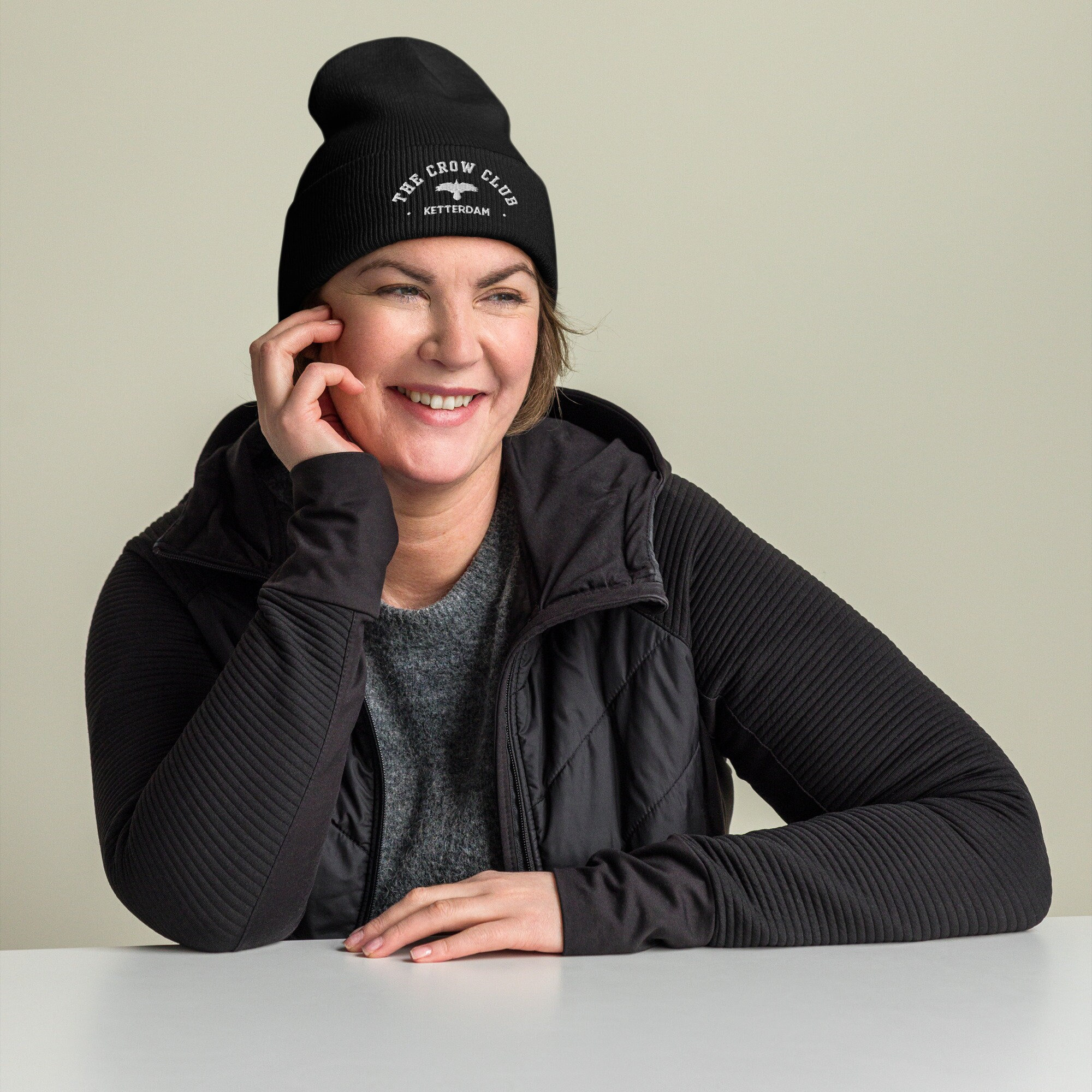 ISO Six of Crows Beanie iso Signature Print Beanie (Black) – iso|supremacy main image 2